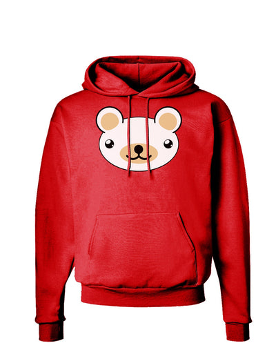 Kyu-T Head - Day Beartholomew Teddy Bear Dark Hoodie Sweatshirt-Hoodie-TooLoud-Red-Small-Davson Sales