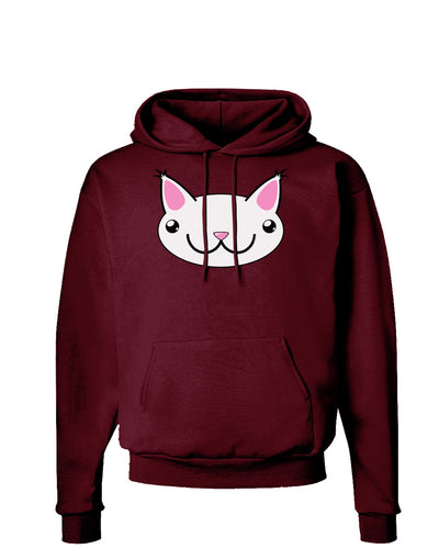 Kyu-T Head - Day Kawa the Cute Critter Dark Hoodie Sweatshirt-Hoodie-TooLoud-Maroon-Small-Davson Sales