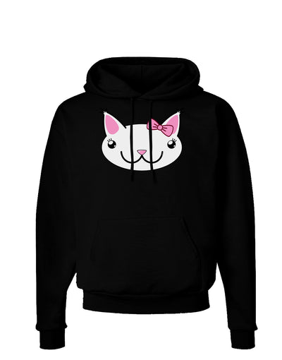 Kyu-T Head - Day Kawaia the Cute Girl Critter Dark Hoodie Sweatshirt-Hoodie-TooLoud-Black-Small-Davson Sales