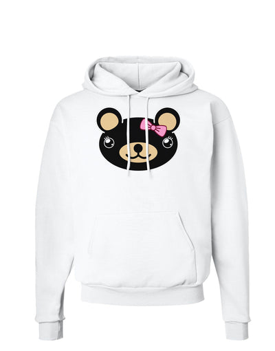 Kyu-T Head - Night Beartholomea Girl Teddy Bear Hoodie Sweatshirt-Hoodie-TooLoud-White-Small-Davson Sales