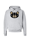 Kyu-T Head - Night Beartholomew Teddy Bear Hoodie Sweatshirt-Hoodie-TooLoud-AshGray-Small-Davson Sales