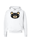 Kyu-T Head - Night Beartholomew Teddy Bear Hoodie Sweatshirt-Hoodie-TooLoud-White-Small-Davson Sales