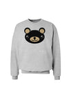 Kyu-T Head - Night Beartholomew Teddy Bear Sweatshirt-Sweatshirts-TooLoud-AshGray-Small-Davson Sales