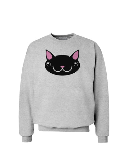 Kyu-T Head - Night Kawa the Cute Critter Sweatshirt-Sweatshirts-TooLoud-AshGray-Small-Davson Sales