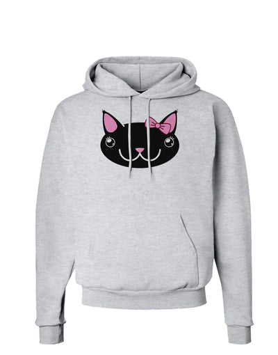 Kyu-T Head - Night Kawaia the Cute Girl Critter Hoodie Sweatshirt-Hoodie-TooLoud-AshGray-Small-Davson Sales