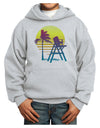 LA Beach Silhouette Letters Youth Hoodie Pullover Sweatshirt-Youth Hoodie-TooLoud-Ash-XS-Davson Sales