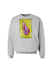 La Chancla Loteria Distressed Sweatshirt by-Sweatshirts-TooLoud-AshGray-Small-Davson Sales