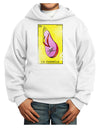 La Chancla Loteria Distressed Youth Hoodie Pullover Sweatshirt by-Youth Hoodie-TooLoud-White-XS-Davson Sales