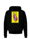 La Chancla Loteria Solid Dark Hoodie Sweatshirt by-Hoodie-TooLoud-Black-Small-Davson Sales