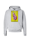 La Chancla Loteria Solid Hoodie Sweatshirt by-Hoodie-TooLoud-AshGray-Small-Davson Sales