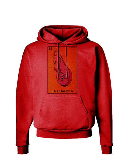 La Chancla Loteria Solid Hoodie Sweatshirt by-Hoodie-TooLoud-Red-Small-Davson Sales