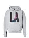 LA Outer Space Desgin Hoodie Sweatshirt-Hoodie-TooLoud-AshGray-Small-Davson Sales