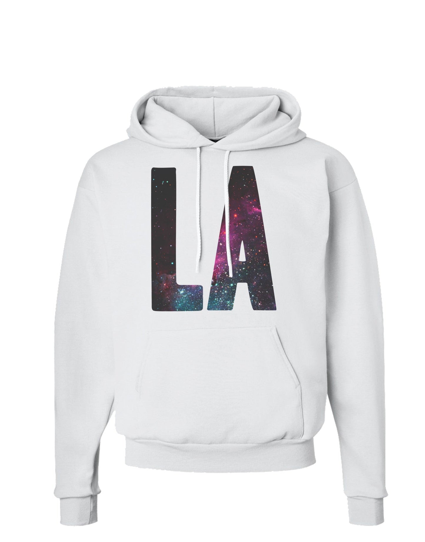 LA Outer Space Desgin Hoodie Sweatshirt-Hoodie-TooLoud-White-Small-Davson Sales