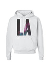 LA Outer Space Desgin Hoodie Sweatshirt-Hoodie-TooLoud-White-Small-Davson Sales