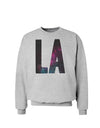 LA Outer Space Desgin Sweatshirt-Sweatshirts-TooLoud-AshGray-Small-Davson Sales