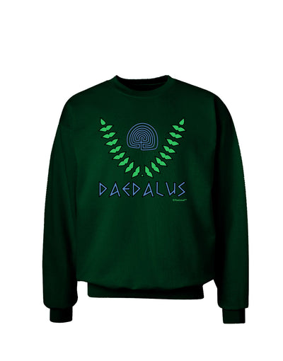 Labyrinth - Daedalus - Greek Mythology Color Adult Dark Sweatshirt by TooLoud-Sweatshirts-TooLoud-Deep-Forest-Green-Small-Davson Sales