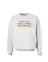 Lack of Faith Sweatshirt-Sweatshirts-TooLoud-White-Small-Davson Sales