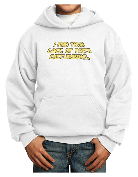Lack of Faith Youth Hoodie Pullover Sweatshirt-Youth Hoodie-TooLoud-White-XS-Davson Sales