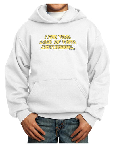 Lack of Faith Youth Hoodie Pullover Sweatshirt-Youth Hoodie-TooLoud-White-XS-Davson Sales