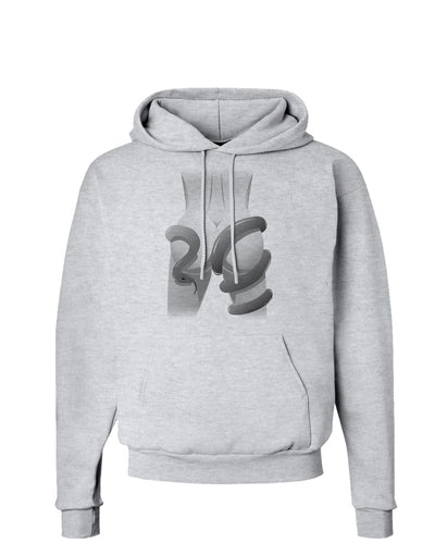 Lady Anaconda Design Grayscale Hoodie Sweatshirt-Hoodie-TooLoud-AshGray-Small-Davson Sales