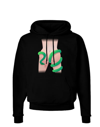 Lady Anaconda Design Light Dark Hoodie Sweatshirt-Hoodie-TooLoud-Black-Small-Davson Sales