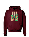 Lady Anaconda Design Medium Dark Hoodie Sweatshirt-Hoodie-TooLoud-Maroon-Small-Davson Sales