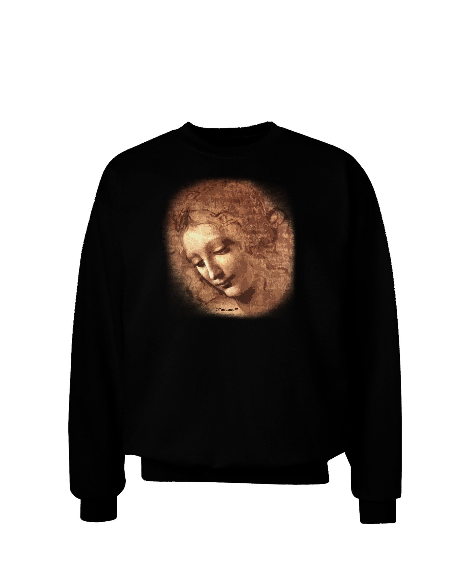 Lady With Disheveled Hair Adult Dark Sweatshirt-Sweatshirts-TooLoud-Black-Small-Davson Sales