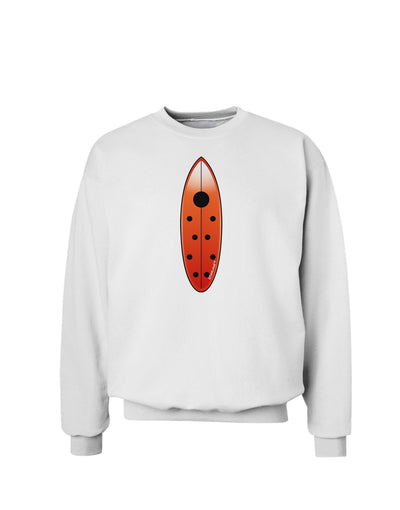 Ladybug Surfboard Sweatshirt by TooLoud-Sweatshirts-TooLoud-White-Small-Davson Sales
