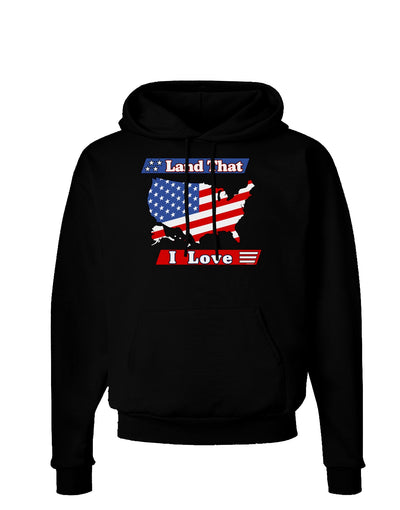 Land That I Love USA Dark Hoodie Sweatshirt-Hoodie-TooLoud-Black-Small-Davson Sales