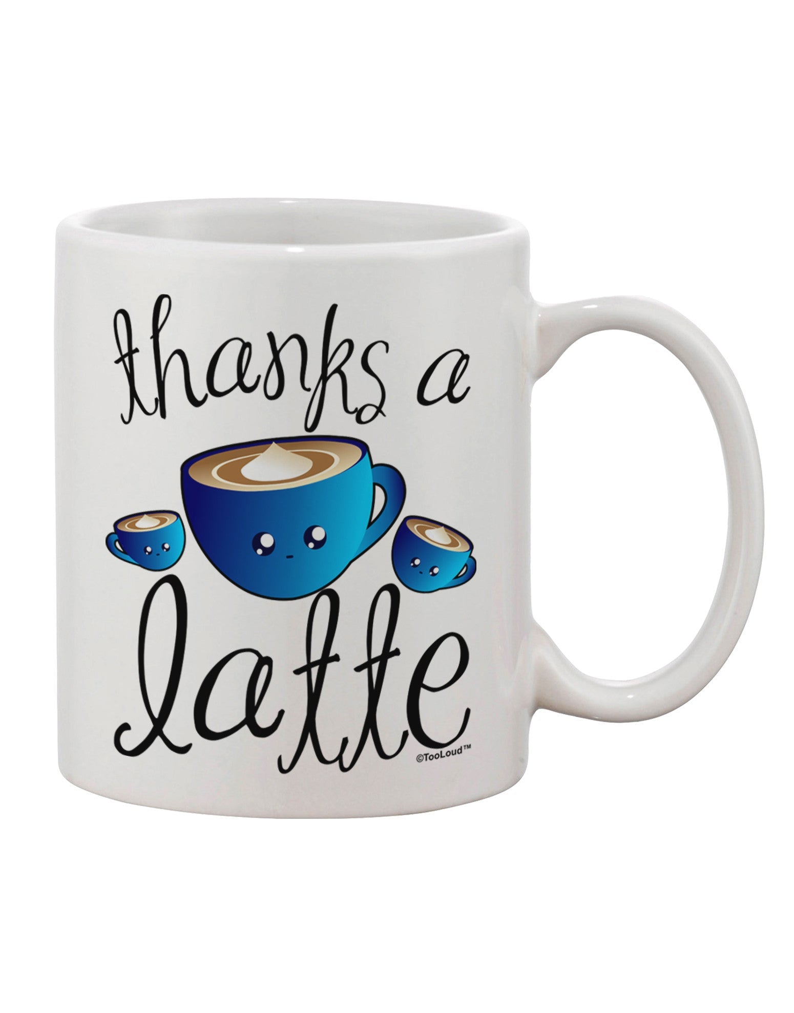 Latte Lovers Delight - Charming 11 oz Printed Coffee Mug - TooLoud-11 OZ Coffee Mug-TooLoud-White-Davson Sales