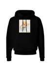 Laying Retriever Watercolor Dark Hoodie Sweatshirt-Hoodie-TooLoud-Black-Small-Davson Sales