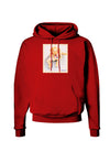 Laying Retriever Watercolor Dark Hoodie Sweatshirt-Hoodie-TooLoud-Red-Small-Davson Sales