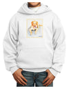 Laying Retriever Watercolor Youth Hoodie Pullover Sweatshirt-Youth Hoodie-TooLoud-White-XS-Davson Sales