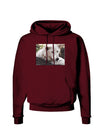 Laying White Wolf Dark Hoodie Sweatshirt-Hoodie-TooLoud-Maroon-Small-Davson Sales