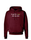 Legalize Gay Marijuana Dark Hoodie Sweatshirt-Hoodie-TooLoud-Maroon-Small-Davson Sales