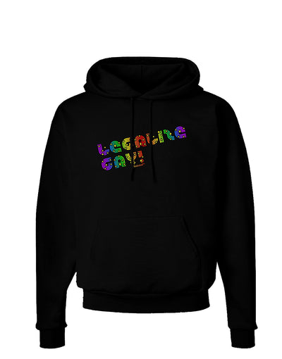 Legalize Gay - Rainbow Dark Hoodie Sweatshirt-Hoodie-TooLoud-Black-Small-Davson Sales