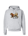 Leo Color Illustration Hoodie Sweatshirt-Hoodie-TooLoud-AshGray-Small-Davson Sales