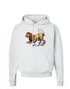 Leo Color Illustration Hoodie Sweatshirt-Hoodie-TooLoud-White-Small-Davson Sales