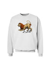 Leo Color Illustration Sweatshirt-Sweatshirts-TooLoud-White-Small-Davson Sales