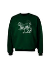 Leo Illustration Adult Dark Sweatshirt-Sweatshirts-TooLoud-Deep-Forest-Green-Small-Davson Sales