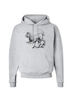 Leo Illustration Hoodie Sweatshirt-Hoodie-TooLoud-AshGray-Small-Davson Sales