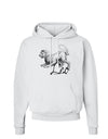 Leo Illustration Hoodie Sweatshirt-Hoodie-TooLoud-White-Small-Davson Sales