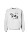 Leo Illustration Sweatshirt-Sweatshirts-TooLoud-White-Small-Davson Sales