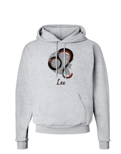 Leo Symbol Hoodie Sweatshirt-Hoodie-TooLoud-AshGray-Small-Davson Sales