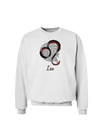 Leo Symbol Sweatshirt-Sweatshirts-TooLoud-White-Small-Davson Sales