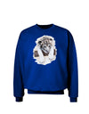 Leopard Cub Adult Dark Sweatshirt-Sweatshirts-TooLoud-Deep-Royal-Blue-Small-Davson Sales