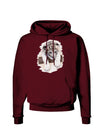 Leopard Cub Dark Hoodie Sweatshirt-Hoodie-TooLoud-Maroon-Small-Davson Sales