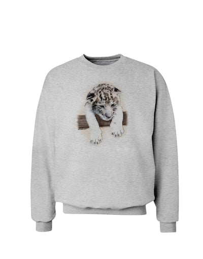 Leopard Cub Sweatshirt-Sweatshirts-TooLoud-AshGray-Small-Davson Sales