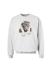 Leopard Cub Sweatshirt-Sweatshirts-TooLoud-White-Small-Davson Sales