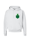 Leprechaun Peeking Out of Faux Pocket Hoodie Sweatshirt by TooLoud-Hoodie-TooLoud-White-Small-Davson Sales